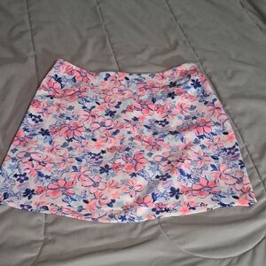 Lilly Pulitzer Floral Skort in Pink and Blue
